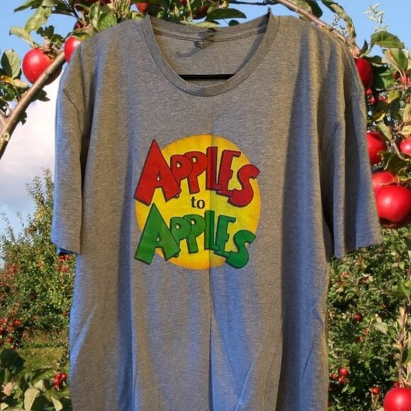 Next Level Apparel Apples to Apples Graphic Tee - Picture 1 of 8